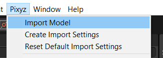 Importing Into The Unity Editor