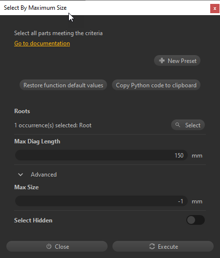 html select size max